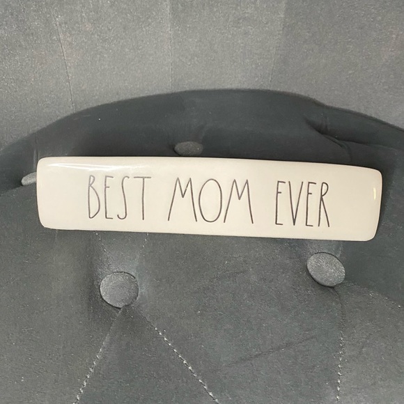 Rae Dunn Best Mom Ever Plaque - Picture 1 of 2